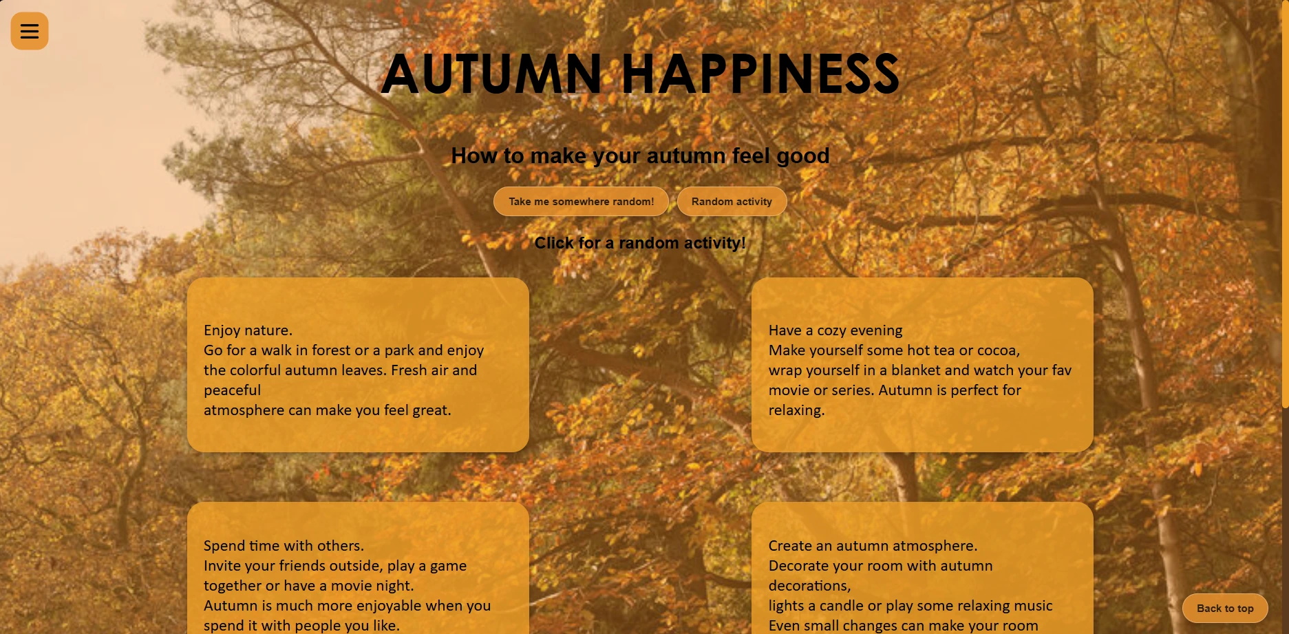 Autumn Happiness